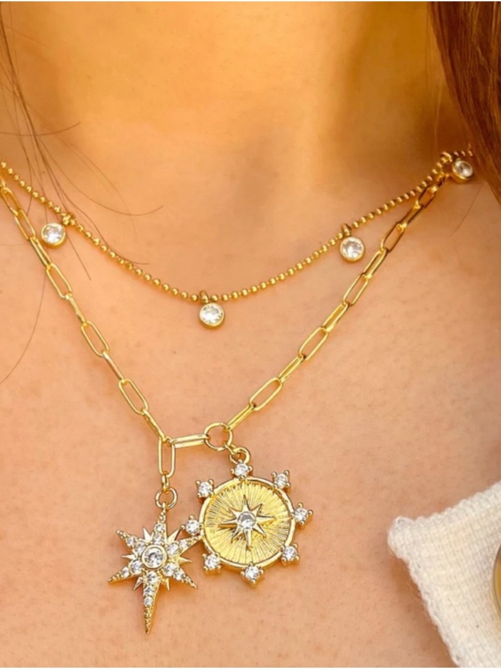 Celestial Jennifer Miller Jewelry Sun & Star Charm